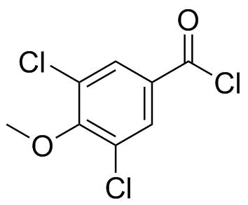 3,5-Dichloro-4-methoxybenzoyl chloride molecular structure (CAS 29568-76-1)