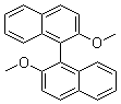 2,2'-二甲氧基-1,1'-联萘分子结构 (CAS 2960-93-2)