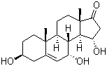 (3beta,7alpha,15alpha)-3,7,15-三羟基雄甾-5-烯-17-酮分子结构 (CAS 2963-69-1)