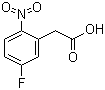 5-Fluoro-2-nitrophenylacetic acid molecular structure (CAS 29640-98-0)