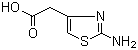 2-Aminothiazol-4-acetic acid molecular structure (CAS 29676-71-9)
