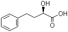 结构式 CAS# 29678-81-7, (R)-2-羟基-4-苯基丁酸