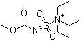 结构式 CAS# 29684-56-8, 伯吉斯试剂; N-(三乙基铵磺酰)氨基甲酸甲酯