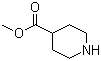 4-哌啶甲酸甲酯分子结构 (CAS 2971-79-1)