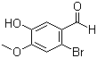6-溴异香草醛分子结构 (CAS 2973-59-3)