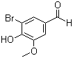 5-溴香兰素分子结构 (CAS 2973-76-4)