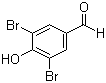 3,5-二溴-4-羟基苯甲醛分子结构 (CAS 2973-77-5)