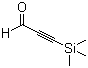 3-三甲基硅基丙炔醛分子结构 (CAS 2975-46-4)