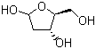 2-Deoxy-L-erythro-pentofuranose molecular structure (CAS 29780-54-9)