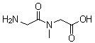 结构式 CAS# 29816-01-1, 甘氨酰肌氨酸
