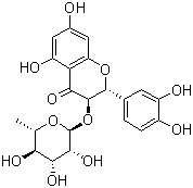 structure of CAS# 29838-67-3, Astilbin;Taxifolin 3-o-rhamnoside