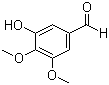 3,4-Dimethoxy-5-hydroxybenzaldehyde molecular structure (CAS 29865-90-5)