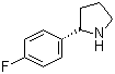 (S)-2-(4-Fluorophenyl)pyrrolidine molecular structure (CAS 298690-90-1)