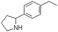 2-(4-Ethylphenyl)pyrrolidine molecular structure (CAS 298690-91-2)