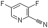 structure of CAS# 298709-29-2, 2-Cyano-3,5-difluoropyridine;3,5-Difluoro-2-cyanopyridine; 3,5-Difluoropicolinitrile