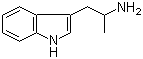 结构式 CAS# 299-26-3, DL-alpha-甲基色胺; 1-(1H-吲哚-3-基)丙烷-2-胺