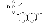 扑打散分子结构 (CAS 299-45-6)