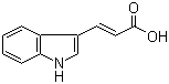 structure of CAS# 29953-71-7, trans-3-Indoleacrylic acid