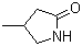 4-甲基-2-吡咯烷酮分子结构 (CAS 2996-58-9)