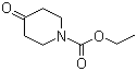 结构式 CAS# 29976-53-2, N-乙氧羰基-4-哌啶酮; 1-乙氧羰基-4-哌啶酮