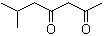 2-甲基-4,6-庚二酮分子结构 (CAS 3002-23-1)