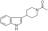 1-[4-(1H-吲哚-3-基)哌啶基]-1-乙酮分子结构 (CAS 30030-83-2)