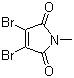 2,3-Dibromo-N-methylmaleimide molecular structure (CAS 3005-27-4)