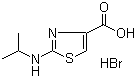 4-Carboxy-2-isopropylaminothiazole hydrobromide molecular structure (CAS 300831-03-2)