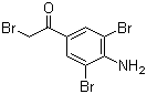 4'-Amino-2,3',5'-tribromoacetophenone molecular structure (CAS 30095-55-7)