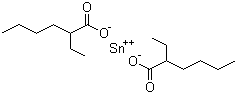 structure of CAS# 301-10-0, Stannous octoate;Tin 2-ethylhexanoate; Bis(2-ethylhexanoate)tin; Stannous-2-ethyl hexanoate