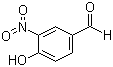 4-Hydroxy-3-nitrobenzaldehyde molecular structure (CAS 3011-34-5)