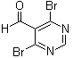 4,6-Dibromo-5-pyrimidinecarboxaldehyde molecular structure (CAS 30129-50-1)