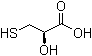 (R)-2-Hydroxy-3-mercaptopropanoic acid molecular structure (CAS 30163-02-1)
