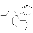 structure of CAS# 301652-23-3, 4-Methyl-2-(tributylstannyl)pyridine