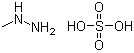Methylhydrazine sulfate  molecular structure (CAS 302-15-8)