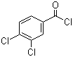 3,4-二氯苯甲酰氯分子结构 (CAS 3024-72-4)
