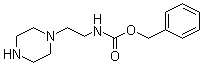 [2-(1-Piperazinyl)ethyl]-carbamic acid phenylmethyl ester molecular structure (CAS 302557-33-1)