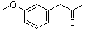 1-(3-甲氧基苯基)丙-2-酮分子结构 (CAS 3027-13-2)