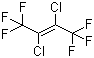 结构式 CAS# 303-04-8, 2,3-二氯六氟-2-丁烯; 六氟-2,3-二氯-2-丁烯