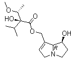 7S-天芥菜碱分子结构 (CAS 303-33-3)
