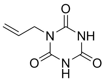 1-(Prop-2-en-1-yl)-1,3,5-triazinane-2,4,6-trione molecular structure (CAS 3030-60-2)