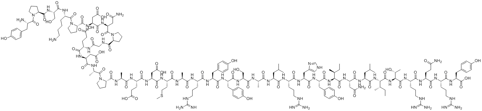Neuropeptide Y(29-64) molecular structure (CAS 303052-45-1)