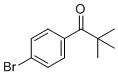 1-(4-Bromophenyl)-2,2-dimethylpropan-1-one molecular structure (CAS 30314-45-5)