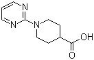 结构式 CAS# 303144-44-7, 1-(嘧啶-2-基)哌啶-4-甲酸