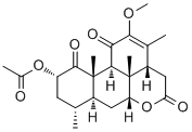 Picrasin B acetate molecular structure (CAS 30315-04-9)
