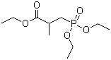结构式 CAS# 30336-95-9, 3-(二乙氧基膦酰基)-2-甲基丙酸乙酯
