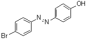 structure of CAS# 3035-94-7, 4-Bromo-4'-hydroxyazobenzene;4-[2-(4-Bromophenyl)diazenyl]phenol; 4-(p-Bromophenylazo)phenol