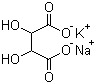 Potassium sodium tartrate  molecular structure (CAS 304-59-6)