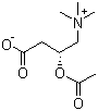 L-乙酰基肉碱分子结构 (CAS 3040-38-8)