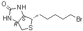 (3aS,4S,6aR)-4-(5-Bromopentyl)tetrahydro-1H-thieno[3,4-d]imidazol-2(3H)-one molecular structure (CAS 304439-23-4)